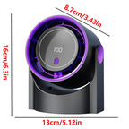 4000 mAh Desktop Circulating Fan Rechargeable Table Fan With Remote Control Office Wall Mounted Fan Electric Desktop Clip Fan