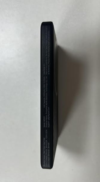 Ultra Slim Power Bank for MagSafe, Wireless Magnetic Power Bank 5000mAh, 20W Fast Charging Portable Charger for iPhone 16/15/14/13/12/Pro/Plus/Max Series, Battery