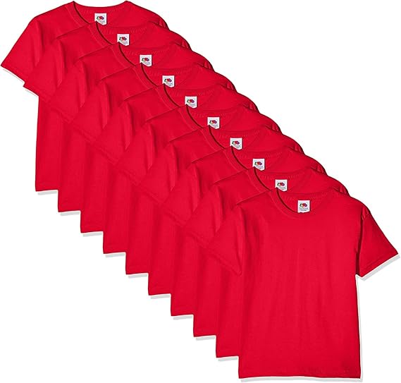 Fruit of the Loom T-Shirts (Pack of 10) for Kids and Boys