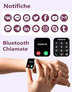 RUIMEN Smartwatch Men Women Calls and Whatsapp Smart Watch Pedometer Heart Rate Monitor Wrist Monitor Saturometer Smart Watch Fitness Sports Waterproof for Android iOS Galaxy