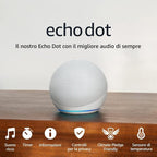 Echo Dot (Newest gen) | Big vibrant sound Wi-Fi and Bluetooth smart speaker with Alexa | Charcoal