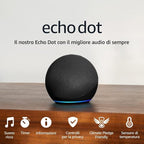 Echo Dot (Newest gen) | Big vibrant sound Wi-Fi and Bluetooth smart speaker with Alexa | Charcoal