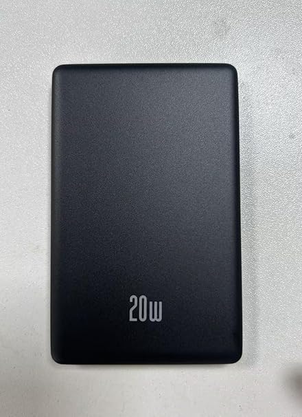 Ultra Slim Power Bank for MagSafe, Wireless Magnetic Power Bank 5000mAh, 20W Fast Charging Portable Charger for iPhone 16/15/14/13/12/Pro/Plus/Max Series, Battery