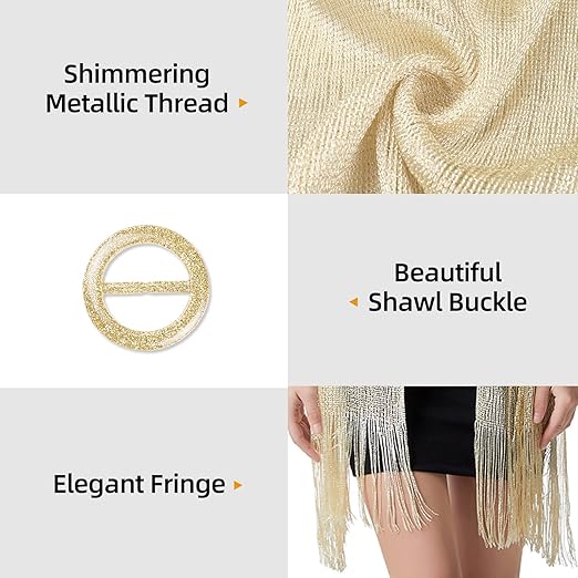 Elegant Women's Shawl with Fringes, Lightweight, Long, Elegant Scarf for Weddings, Parties, Ceremony, Brides, Suitable for All Seasons