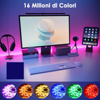 HOVVIDA LED Strip 5M, 30 LEDs/Meter, APP and Remote Control, 150 LEDs, 24V RGB LED, Music Mode, Timing Mode, LED for Room, Living Room, Kitchen, Bedroom, Bar, Party