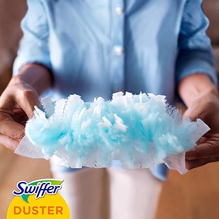 Swiffer Duster Duvets, 45 Duvets, Catches and Traps Dust and Dirt, Reaches Hardest Places in the House, Duvets with 45% Recycled Fibres