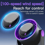 4000 mAh Desktop Circulating Fan Rechargeable Table Fan With Remote Control Office Wall Mounted Fan Electric Desktop Clip Fan