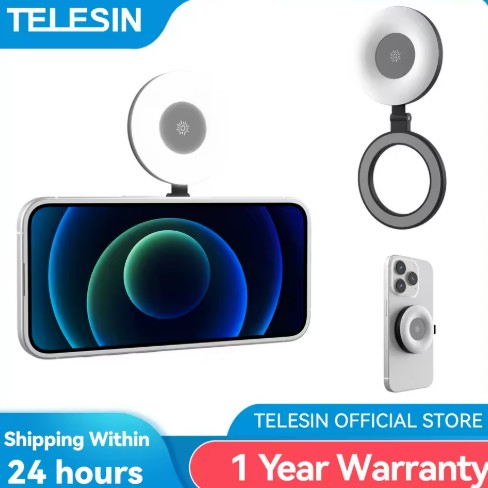 Smartphone Magnetic Fill Light Mini Selfie Light 3 Modes Adjustable Brightness for Iphone XIAOMI HUAWEI SAMSUNG Phone