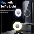 Smartphone Magnetic Fill Light Mini Selfie Light 3 Modes Adjustable Brightness for Iphone XIAOMI HUAWEI SAMSUNG Phone
