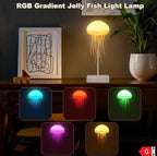 Jellyfish Night Light Floating Decor Lighting Decoration Home Smart Lights Atmosphere Bedroom Usb Decorative Hanging Cartoon Rgb