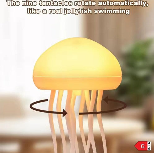 Jellyfish Night Light Floating Decor Lighting Decoration Home Smart Lights Atmosphere Bedroom Usb Decorative Hanging Cartoon Rgb